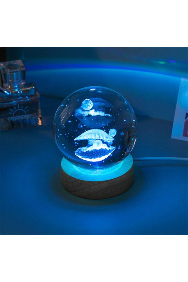 Kristal Cam Küre Işıklı