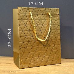 Küçük Boy Gold İpli Karton Çanta Küçük Boy Gold İpli Karton Çanta