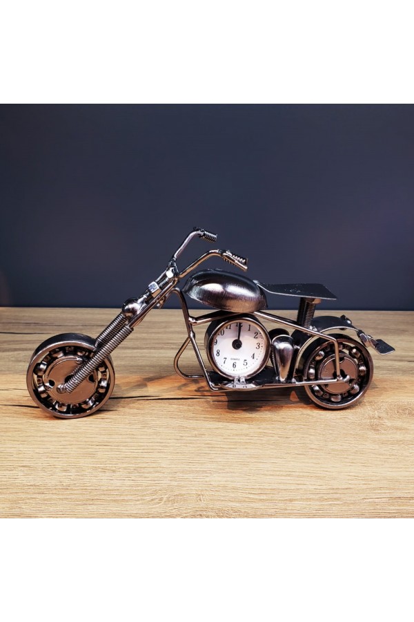Masaüstü Dekoratif Metal Motor Saat