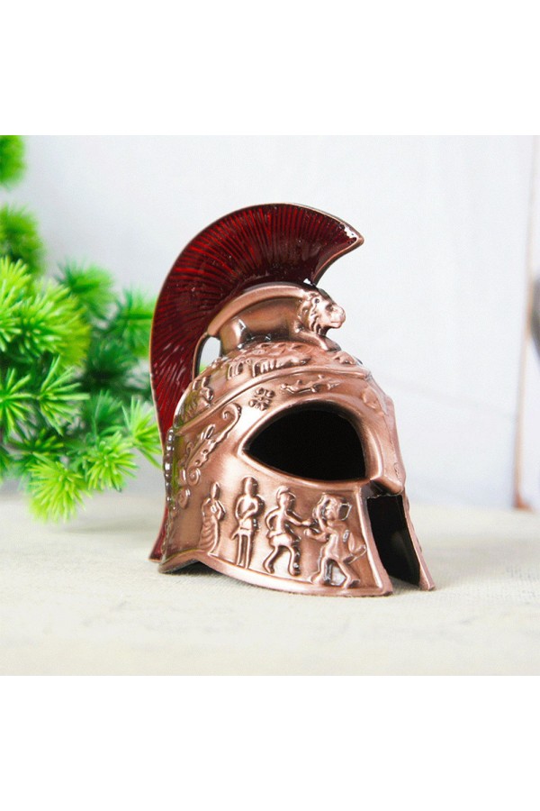 Metal Dekoratif Şövalye Miğferi