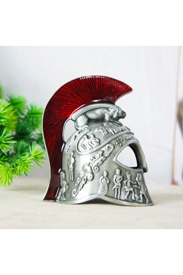 Metal Dekoratif Şövalye Miğferi