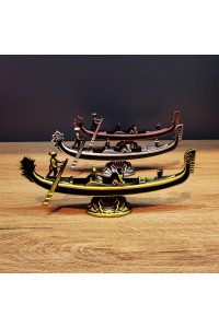 Metal Dekoratif Venedik Kayık