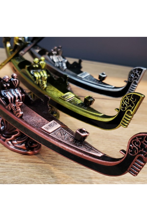 Metal Dekoratif Venedik Kayık