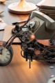 Metal Motosiklet Saat