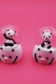 Mini Işıklı Panda Kar Küresi
