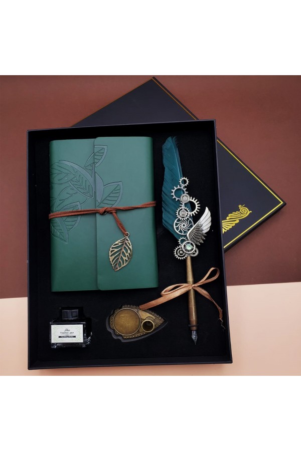 Mürekkepli Divit Kalem Ve Defter Set