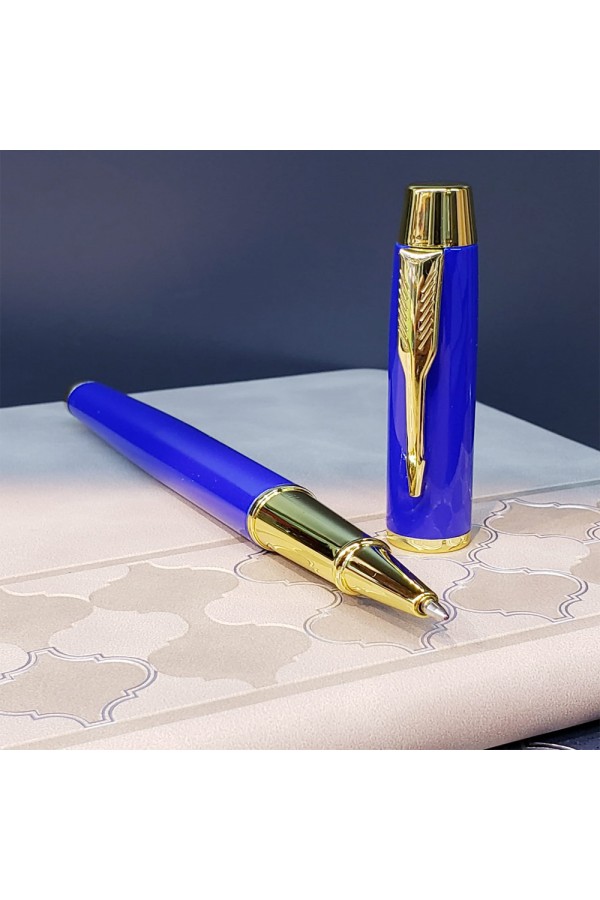 Öğretmenler Günü Hediyesi Kutulu Metal Mavi Kalem