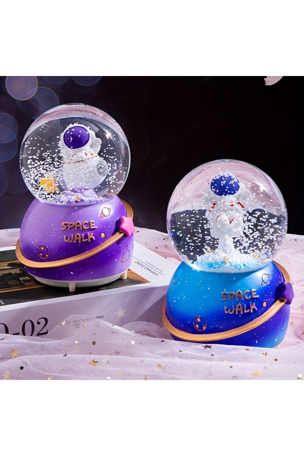 Orta Boy Astronot Tasarımlı Kar Küresi