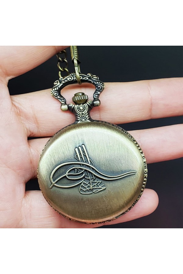 Osmanlı Tuğralı Köstekli Saat