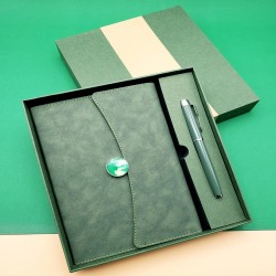 Özel Kutulu Deri Defter Ve Roller Kalem Seti Özel Kutulu Deri Defter Ve Roller Kalem Seti