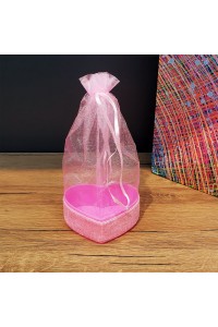 Pembe Tül Kese
