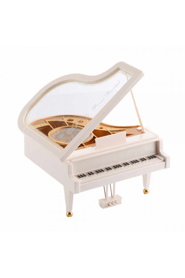 Piyano Tasarımlı Balerin Müzik Kutusu