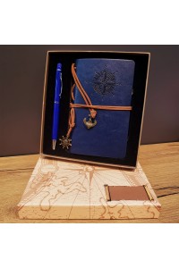 Pusula Defter Ve Tükenmez Kalem Set