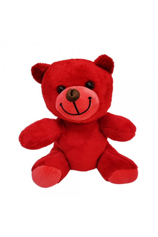 Sevimli Kırmızı Oyuncak Peluş Ayıcık