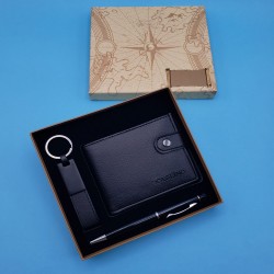 Siyah Touchpen Kalem Anahtarlık ve Cüzdan Siyah Touchpen Kalem Anahtarlık ve Cüzdan