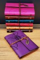 Yaprak Desenli Deri Defter