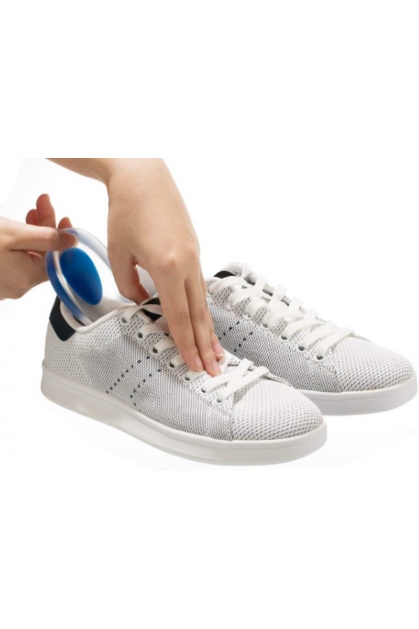 Topuk Silikonu Şeffaf Mavi Erkek