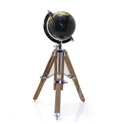 Tripod Standlı Dönen Dekoratif Dünya YerKüre Harita Hediyelik