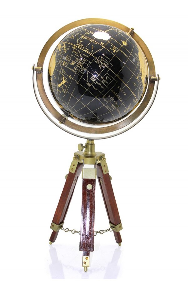 Tripod Standlı Dönen Dekoratif Dünya YerKüre Harita Hediyelik