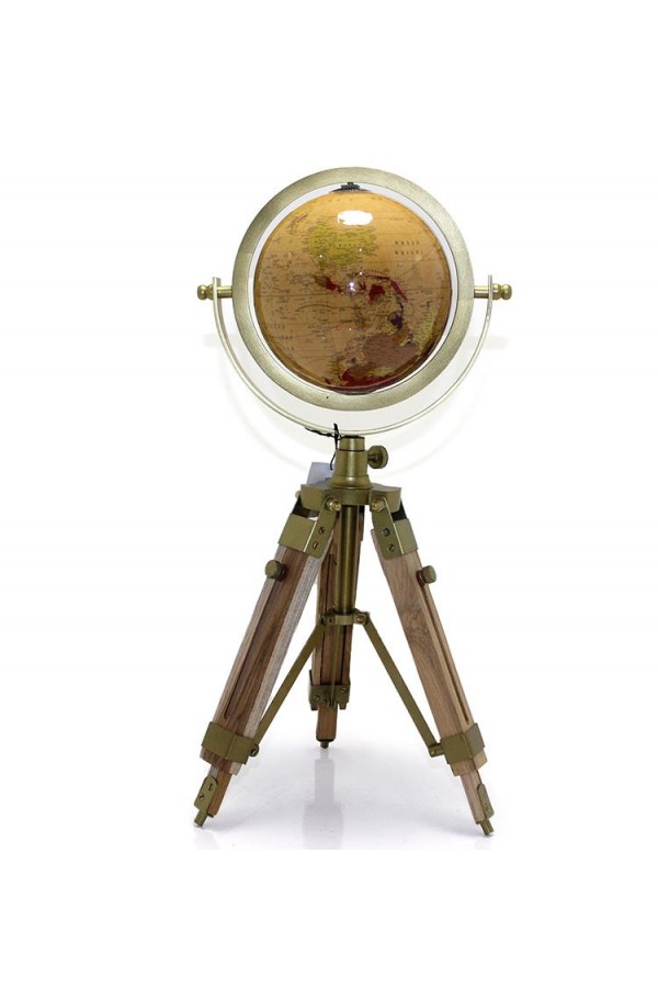 Tripod Standlı Dönen Dekoratif Dünya YerKüre Harita Hediyelik
