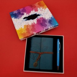 Tükenmez Kalem Mavi Defter Dekoratif Hediyelik Tükenmez Kalem Mavi Defter Dekoratif Hediyelik
