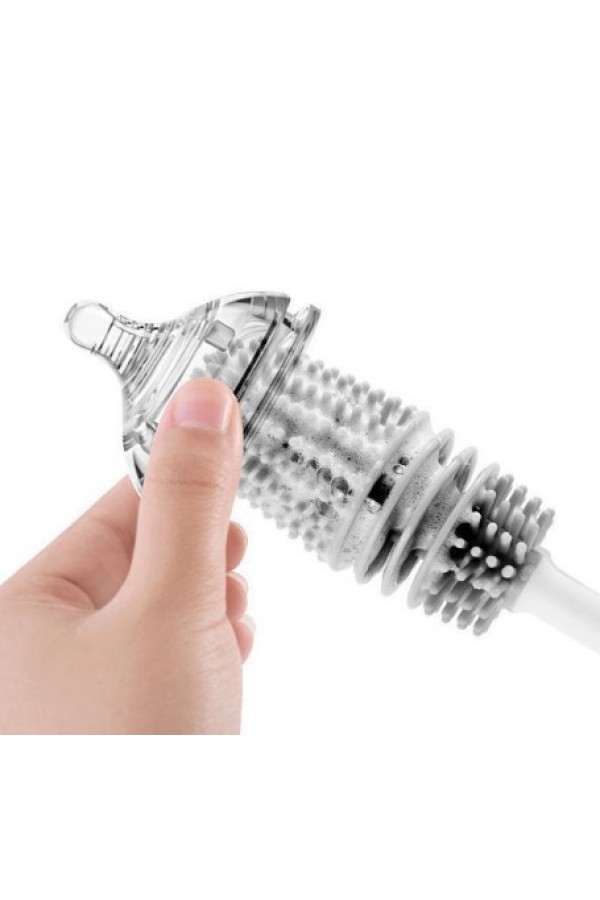 Uzun Saplı Silikon Biberon ve Kavanoz Yıkama Fırçası Uzun Saplı Silikon Biberon ve Kavanoz Yıkama Fırçası