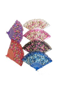 Yelpaze Karışık Renk 12 Adet