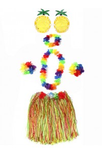 Yetişkin ve Çocuk Uyumlu Luau Aloha Hawaii Rengarenk 40 cm Etek Ananas Şekilli Gözlük Hawaii Kolye Renkli Taç ve 2 Adet Bileklik Seti Yetişkin ve Çocuk Uyumlu Luau Aloha Hawaii Rengarenk 40 cm Etek Ananas Şekilli Gözlük Hawaii Kolye Renkli Taç ve 2 Adet Bileklik Seti