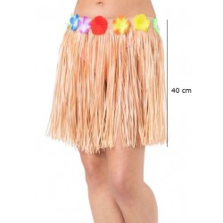 Yetişkin ve Çocuk Uyumlu Saman Renk Püsküllü Hawaii Luau Hula Etek 40 Yetişkin ve Çocuk Uyumlu Saman Renk Püsküllü Hawaii Luau Hula Etek 40