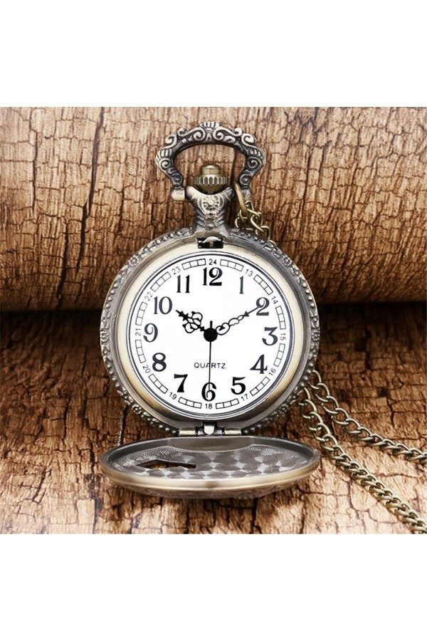 Zincirli Askılı Kartal Modelli Antik Köstekli Saat