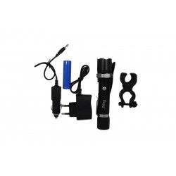 Zoomlu Şarjlı EL Feneri Ampul Ömrü 100000 Saat Kamp Fener Lamba